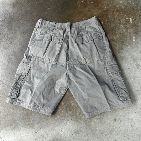 Wrangler Other - Wrangler Cargo Shorts Mens 34 Grey Excellent Ripstop Cotton 60CEWML